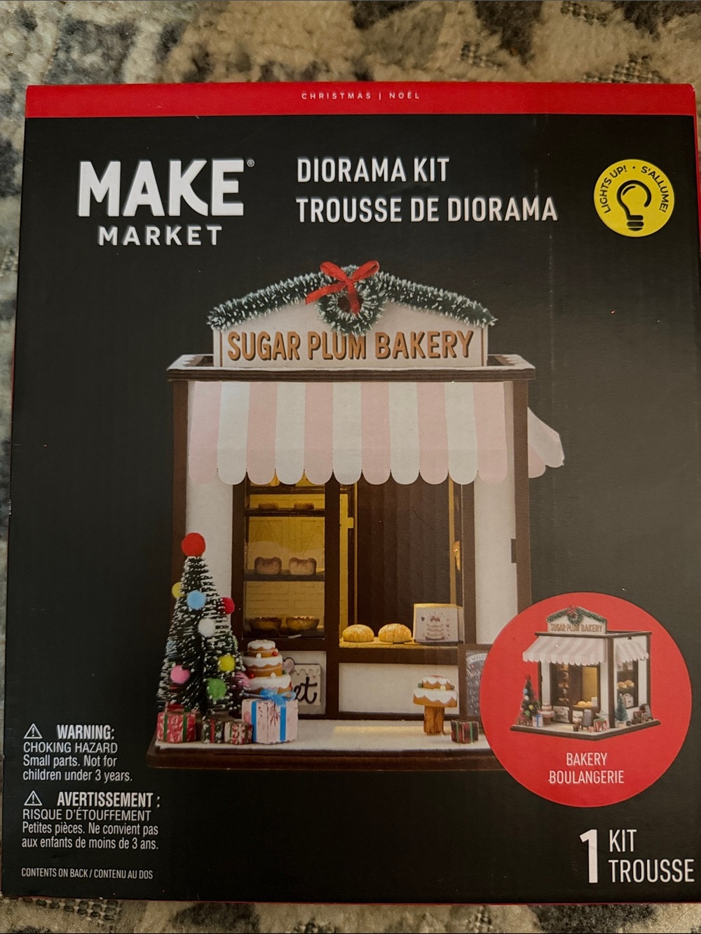 New Make Market 3D Diorama Kit Christmas Scenes SURGAR PLUM BAKERY